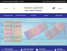 Tablet Screenshot of hannamoon.com.br